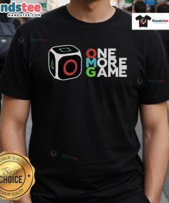 Nice One More Game T-Shirt featuring a playful gaming graphic, perfect for gamers who love to play just one more round.