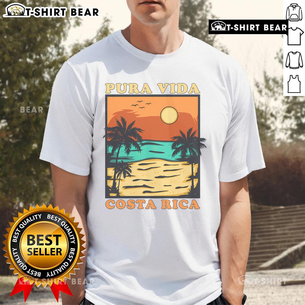 Nice Pura Vida Costa Rica Souvenir Cool Central America Travel T Shirt Nice Pura Vida Costa Rica souvenir t-shirt showcasing vibrant design, perfect for Central America travel enthusiasts.