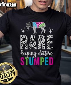 Rare Disease Warrior T-Shirt showcasing unique design to raise awareness for rare diseases and support affected individuals.