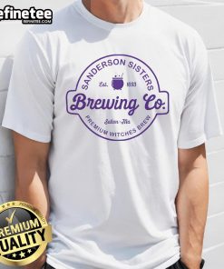Nice Sanderson Sisters Brewing Est 1693 T-Shirt featuring a vintage design celebrating the iconic Sanderson Sisters.