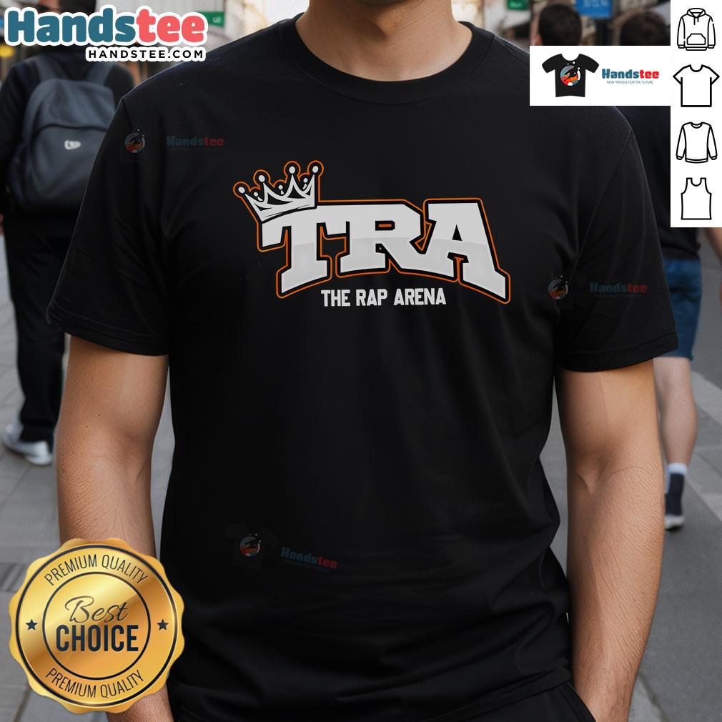 Nice The Rap Arena Tra Crown T Shirt Nice The Rap Arena Tra Crown T-Shirt featuring a bold graphic design, perfect for hip-hop fashion enthusiasts.