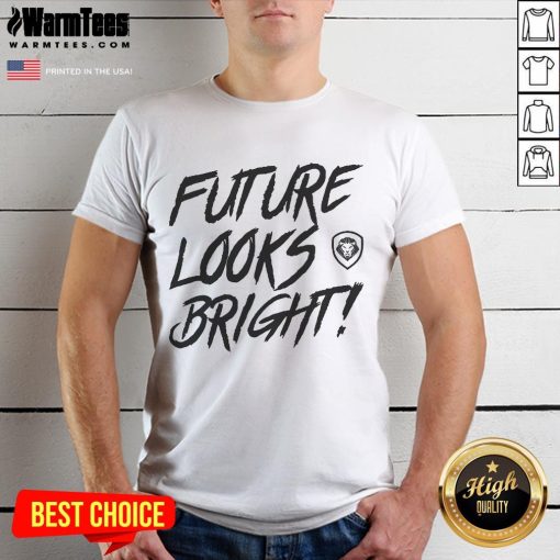 Alt Text: Nice Valuetainment Future Looks Bright Inaugural 2025 T-Shirt featuring a modern design and vibrant colors.