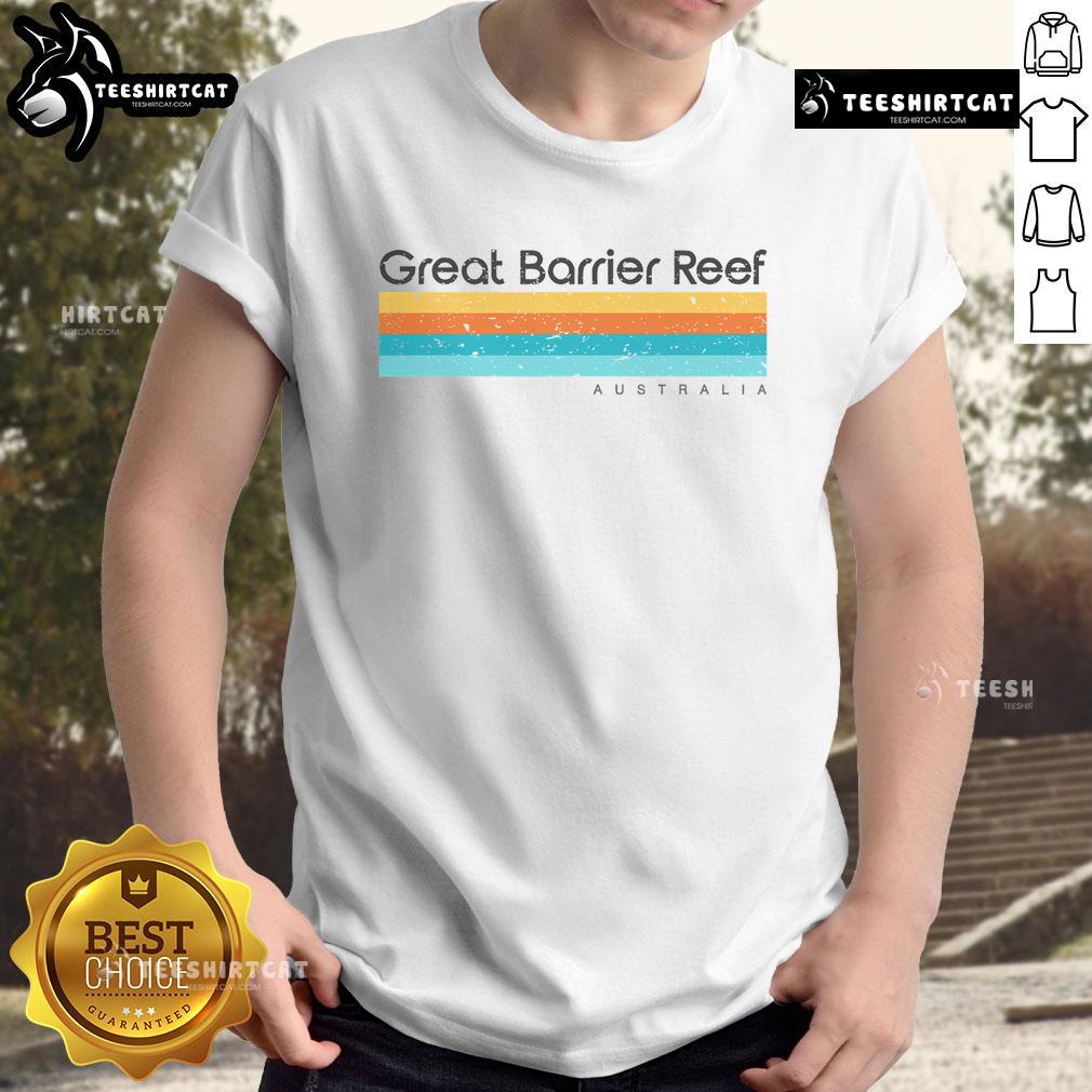 Nice Vintage Great Barrier Reef Islands Australia Retro T Shirt Vintage Great Barrier Reef Islands Australia retro t-shirt featuring colorful graphics and a classic style design.