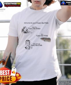 Alt Text: Official 2025 Year of Gray The Fish T-Shirt featuring a stylish design and vibrant colors for fish enthusiasts.