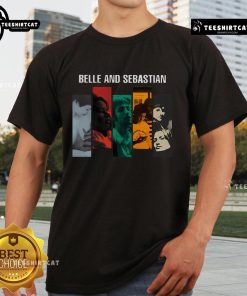 Official Belle And Sebastian Discography T-Shirt featuring album artwork and band logo for music fans and collectors.