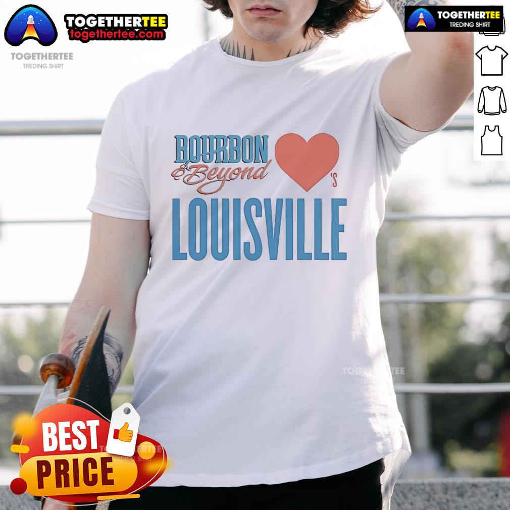 Official Bourbon & Beyond Loves Louisville Event T Shirt Official Bourbon & Beyond Loves Louisville Event T-Shirt featuring vibrant design and festival branding.