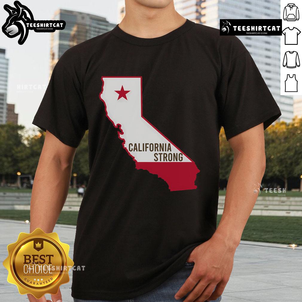 Official California Strong California Map T Shirt Official California Strong California Map T-Shirt featuring a vibrant map design celebrating California pride.