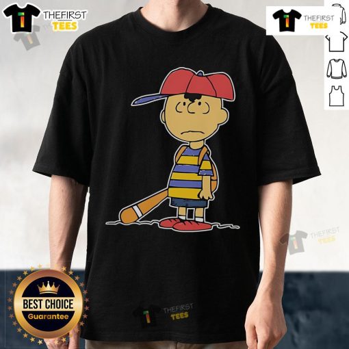 Official Charlie Brown Baseball T-Shirt featuring iconic Peanuts character in vibrant colors and comfortable design.
