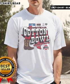 Ohio State Goodyear Cotton Bowl Classic Bound T-Shirt for College Football Playoff 2025, featuring vibrant team graphics.