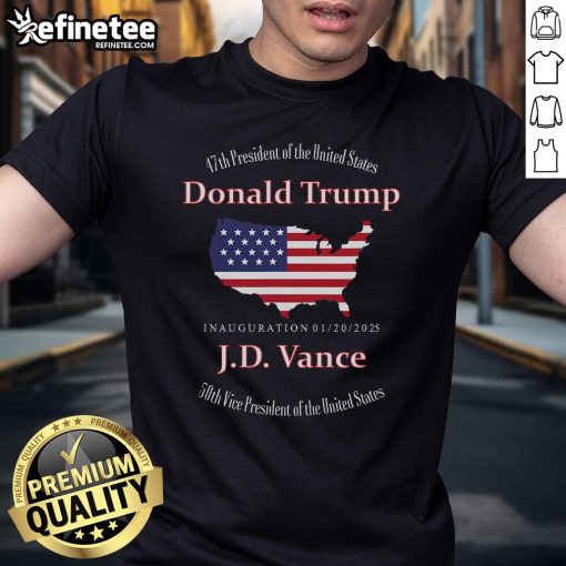 Official Donald Trump and 47th President T-Shirt featuring bold graphics and vibrant colors, perfect for supporters.