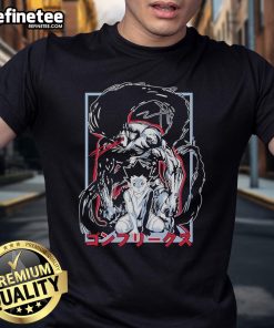 Official Drop Shoulder Gon Freecss Hunter X Hunter T-Shirt featuring vibrant design and comfortable fit for anime fans.