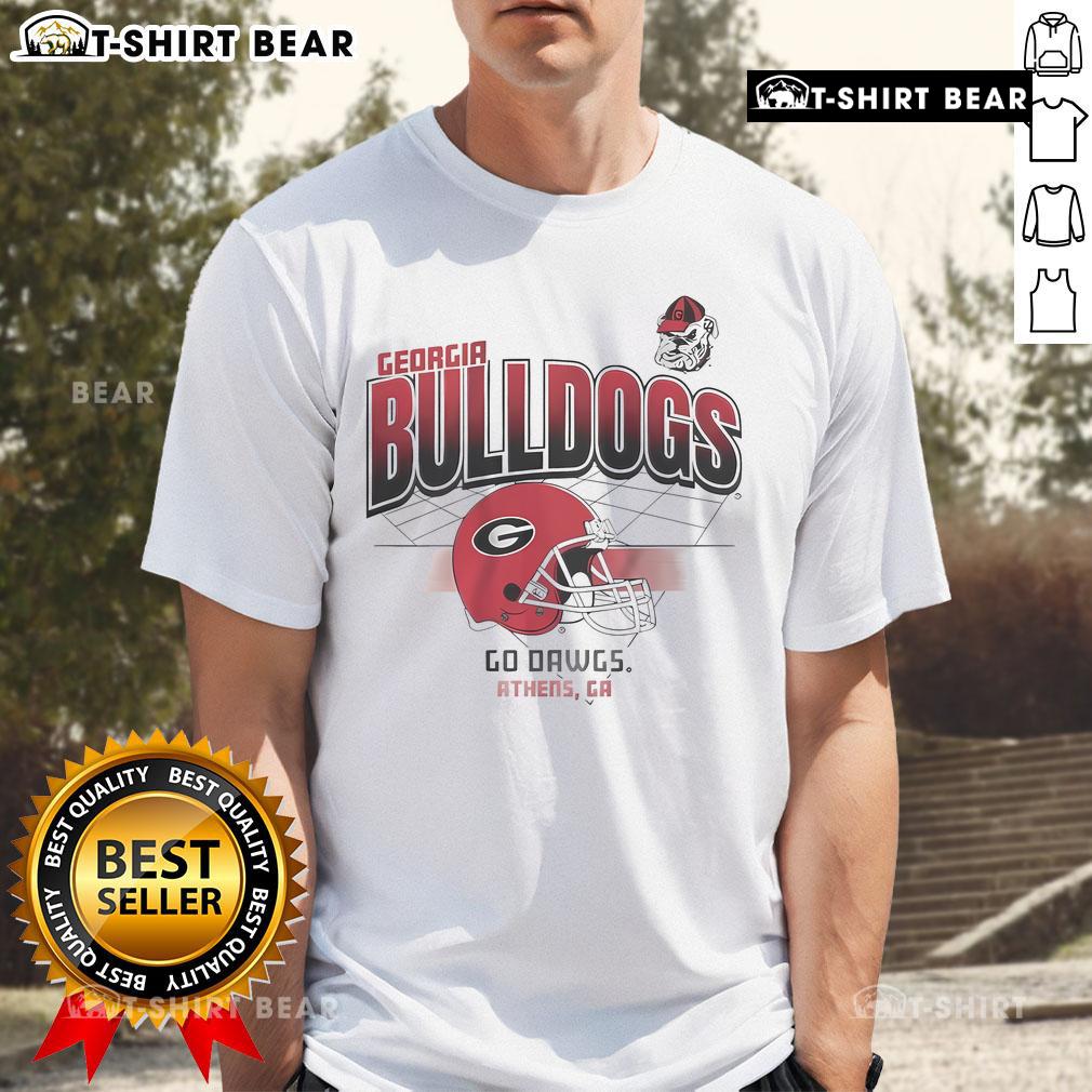 Official Georgia Bulldogs Football Go Dawgs Athens Ga Helmet Grid T Shirt Official Georgia Bulldogs Football Go Dawgs T-Shirt featuring helmet design, perfect for fans in Athens, GA.