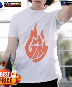 Alt Text: Official Good Mythical Morning Logo GYN 2024 T-Shirt featuring vibrant colors and iconic design for fans.