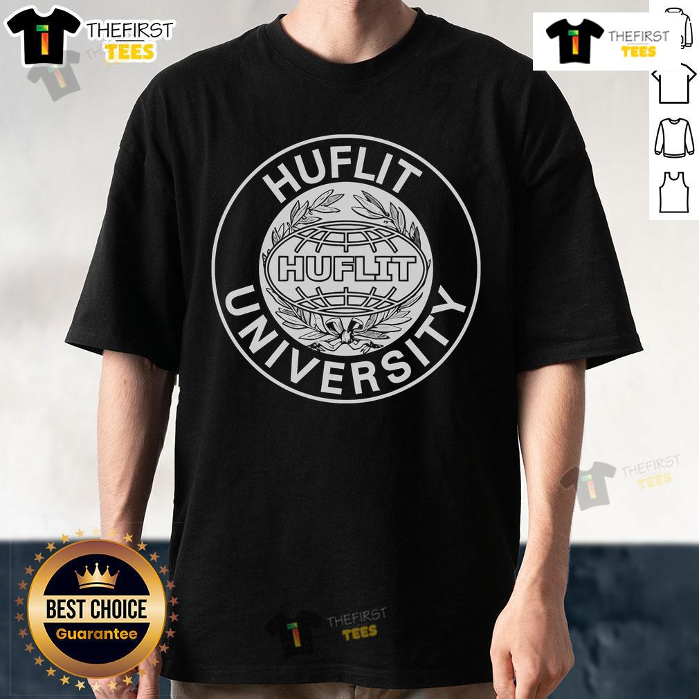 Official Huflit University Logo T Shirt Alt Text: Official Huflit University logo t-shirt featuring vibrant colors and a stylish design for students and alumni.
