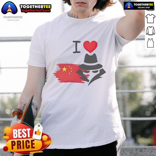 Official I Love China TikTok B T-Shirt featuring vibrant design, perfect for TikTok fans and Chinese culture enthusiasts.
