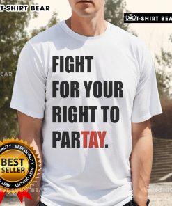 Official Jojo In KC Fight For Your Right To Partay T-Shirt featuring vibrant graphics and bold text design.