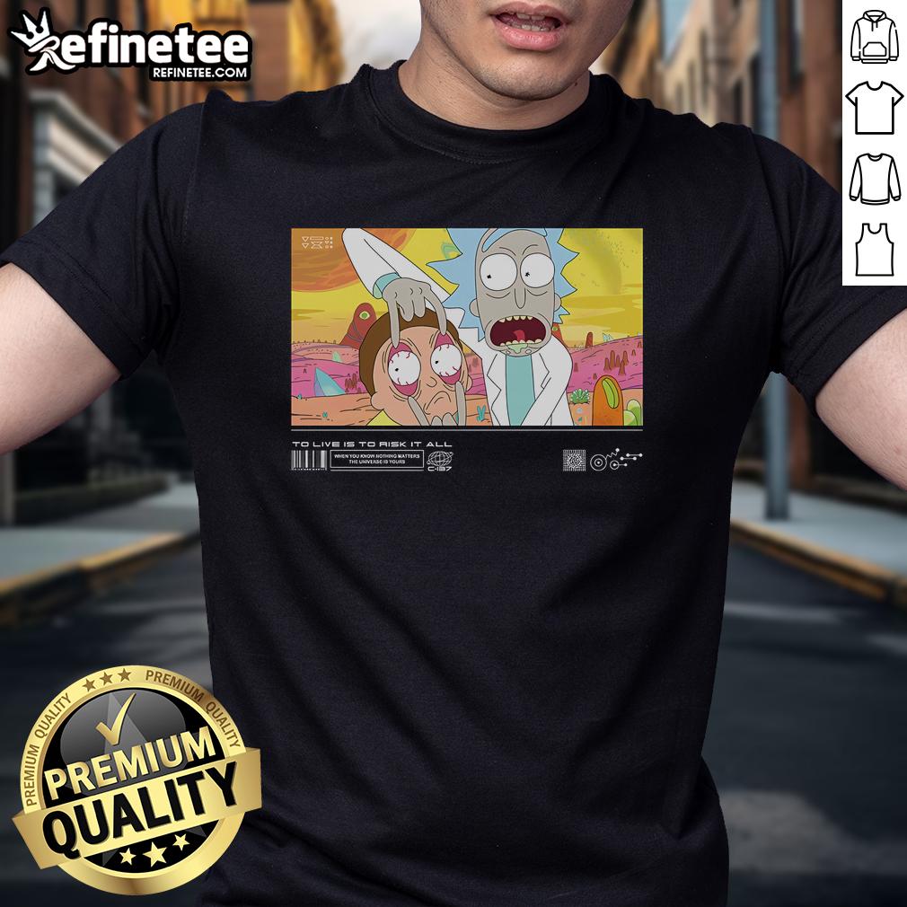 Official Nothing Matters Rick And Morty T Shirt Official Nothing Matters Rick And Morty T-Shirt featuring iconic characters and vibrant graphics in a casual style.