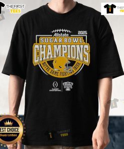 Notre Dame Fightin Irish 2025 Sugar Bowl Champions Locker Room T-Shirt celebrating college football victory.