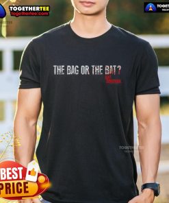 Alt Text: Official Ray Donovan Bag Or Bat T-Shirt featuring bold graphics and a stylish design for fans of the series.