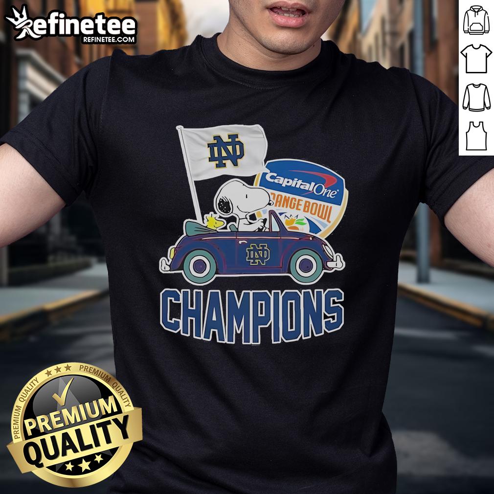 Official Snoopy Notre Dame Fighting Irish Champions College Football Playoff NCAA Season T-Shirt Official Snoopy Notre Dame Fighting Irish Champions T-Shirt for NCAA College Football Playoff Season