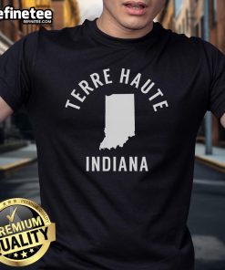 Official Terre Haute Indiana T-Shirt featuring a vibrant design showcasing the citys landmarks and pride.