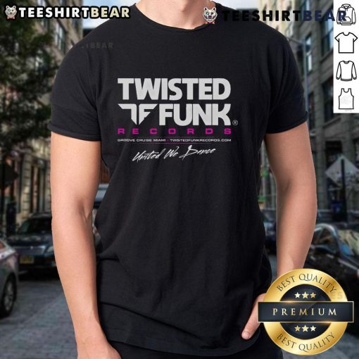 Official Twisted Funk Records Club T-Shirt featuring vibrant graphics and stylish design for music enthusiasts.