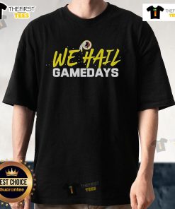Official Washington Commanders We Hail Gamedays T-Shirt featuring team logo and vibrant colors for game day style.