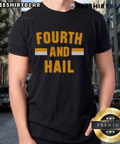 Official Washington Football Fourth And Hail T-Shirt featuring team colors and logo, perfect for fans and game day attire.