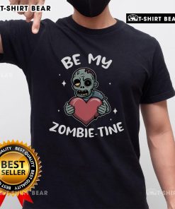 Premium Be My Zombie Tine Valentine Zombie T-Shirt featuring a fun, quirky design perfect for Halloween lovers.