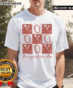Premium Checked Valentine Xoxo T-Shirt featuring original love letters design, perfect for expressing affection on Valentine's Day.