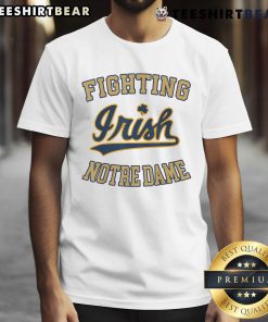 Premium Fighting Irish Football Classic Vintage T-Shirt featuring retro design and team colors, perfect for fans.