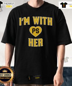 Premium Made In San Diego I'M With Her T-Shirt showcasing stylish design, perfect for supporters and fashionable wear.