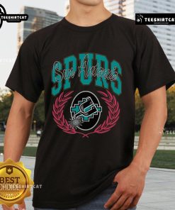 Premium San Antonio Spurs Mitchell & Ness NBA x Michelob Ultra Rewind T-Shirt featuring team logo and stylish design.