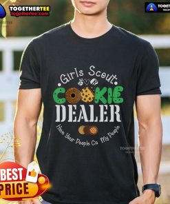 Premium Scout For Cookie Mom Scouting T-Shirt featuring a fun design perfect for proud cookie-selling moms.