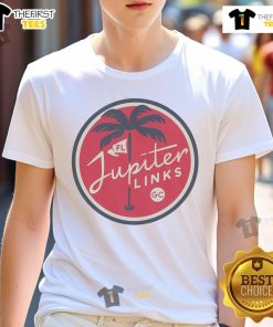 Premium Tgl Florida Jupiter Links Golf Club Imprint T-Shirt showcasing stylish design and high-quality fabric for golf enthusiasts.