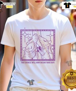 Alt Text: Pretty The Council Will Now Decide Your Fate Mouse Mice T-Shirt featuring cute cartoon mice design and vibrant colors.