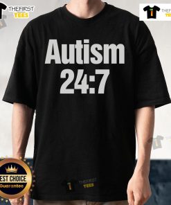 Top Autism 247 T-Shirt featuring a vibrant design to promote autism awareness and support the autism community.
