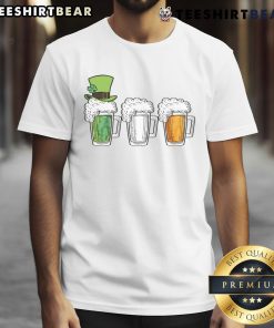 Alt Text: Top Beer St Patrick's Day 2023 Irish Beer Shamrock T-Shirt featuring a festive shamrock design for celebrations.