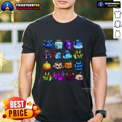 Top Blox Fruit T-Shirt featuring vibrant graphics and a comfortable fit, perfect for gaming enthusiasts and fans.