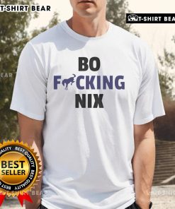 Vintage Denver T-Shirt featuring Bo Nix, perfect for fans and collectors of retro sports apparel.