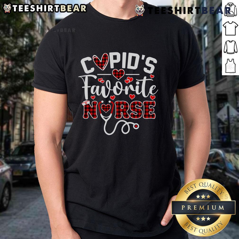 Top Cupid'S Favorite Nurse Funny Valentine Day T Shirt Top Cupid's Favorite Nurse Funny Valentine Day T-Shirt featuring a playful design perfect for nurses celebrating Valentine's Day.