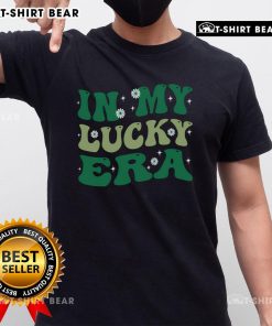 Stylish Top Groovy In My Lucky Era T-Shirt featuring vibrant colors and retro design, perfect for casual wear.
