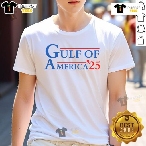 Top Gulf Of America 2025 T-Shirt featuring vibrant graphics and a stylish design for beach lovers and travelers.