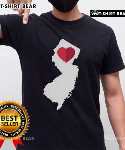 Top I Love New Jersey NJ cute state pride heart t-shirt design showcasing vibrant colors and a fun, stylish look.