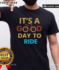 Alt Text: Top Its A Good Day To Ride T-Shirt featuring a vibrant graphic design perfect for motorcycle enthusiasts.