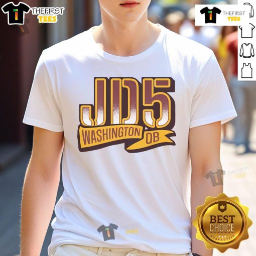 Alt Text: Top JD5 Washington DB T-Shirt featuring a stylish design, perfect for fans of Washington sports apparel.