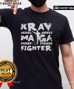 Top Krav Maga Fighter T-Shirt featuring a bold design, perfect for martial arts enthusiasts and self-defense practitioners.