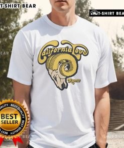 Top Los Angeles Rams California Love T-Shirt featuring vibrant graphics and soft fabric for ultimate fan comfort.