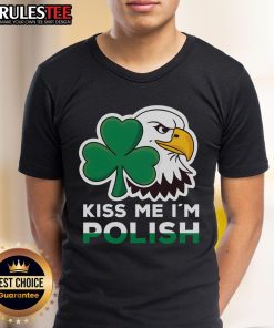 Top Me I'M Polish Eagle St Patrick's Day T-Shirt featuring a vibrant Polish eagle design for festive celebrations.