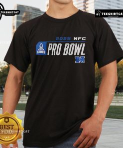 Top NFC 2025 Pro Bowl Pick T-Shirt featuring vibrant graphics and team colors, perfect for football fans.